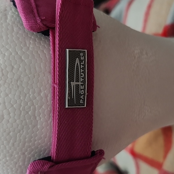 Page & Tuttle Eastman Golf Links Pink Golf Visor - Picture 2 of 4